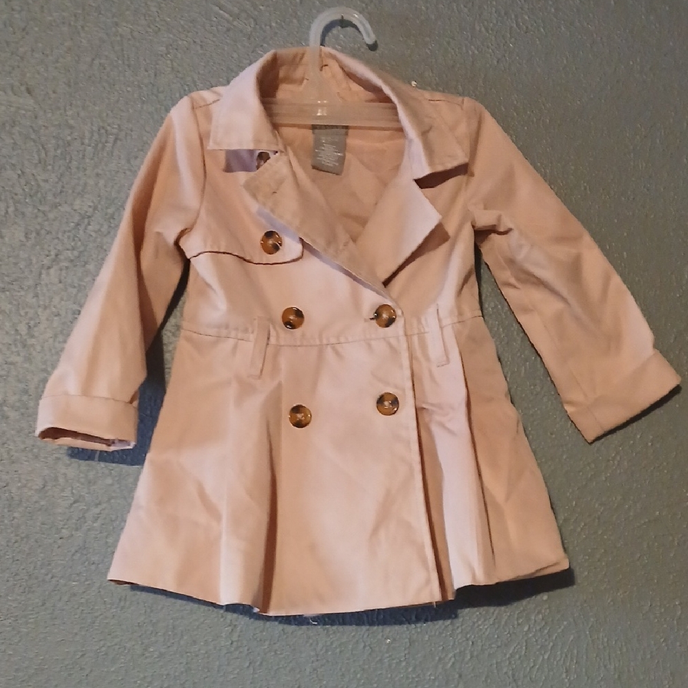 Tahari Kids Pea Coat - Light Pink